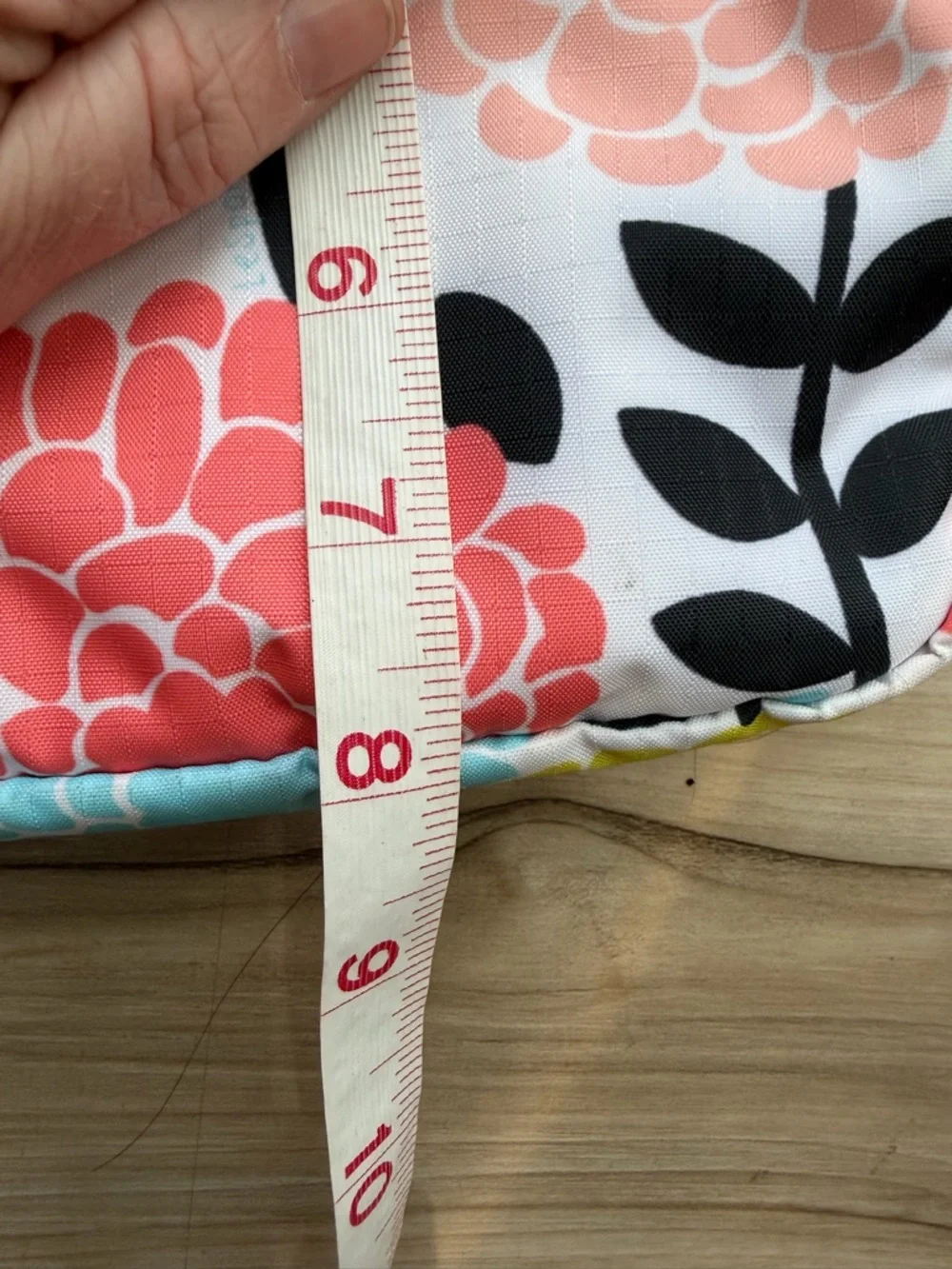 LeSportsac Floral Crossbody in White with Yellow, Pink, Coral & Aqua